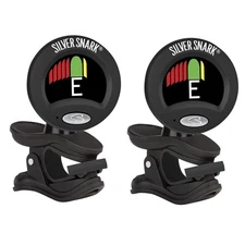 Rechargeable Snark Instrument Guitar Tuner Black Silver Clip On All (SIL-BLK)...