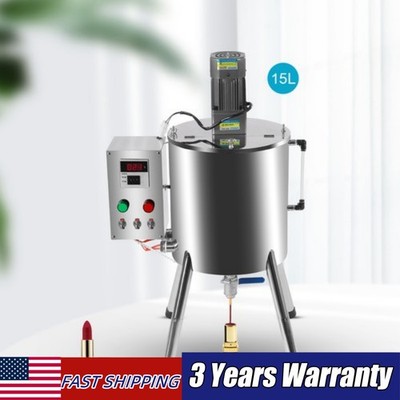 Heating Mixing Filling Machine 15L Capacity Lipstick Candle Heat Filler CE New