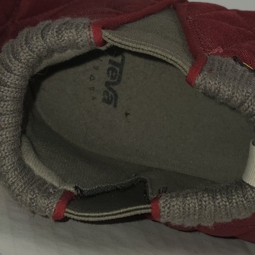 Teva ReEmber Mujer EE. UU. 9 UK 7 Medio Comodidad Exterior Botín Rojo Zapatos Sin Cordones - Imagen 6 de 9