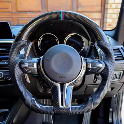 Real carbon W/heated Steering Wheel For BMW M5 F10 535i 528i 530i 550i 740i 650i