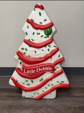 Little Debbie Christmas Holiday Tree Cake Blow Mold LED Lighting 22 Inches Tall