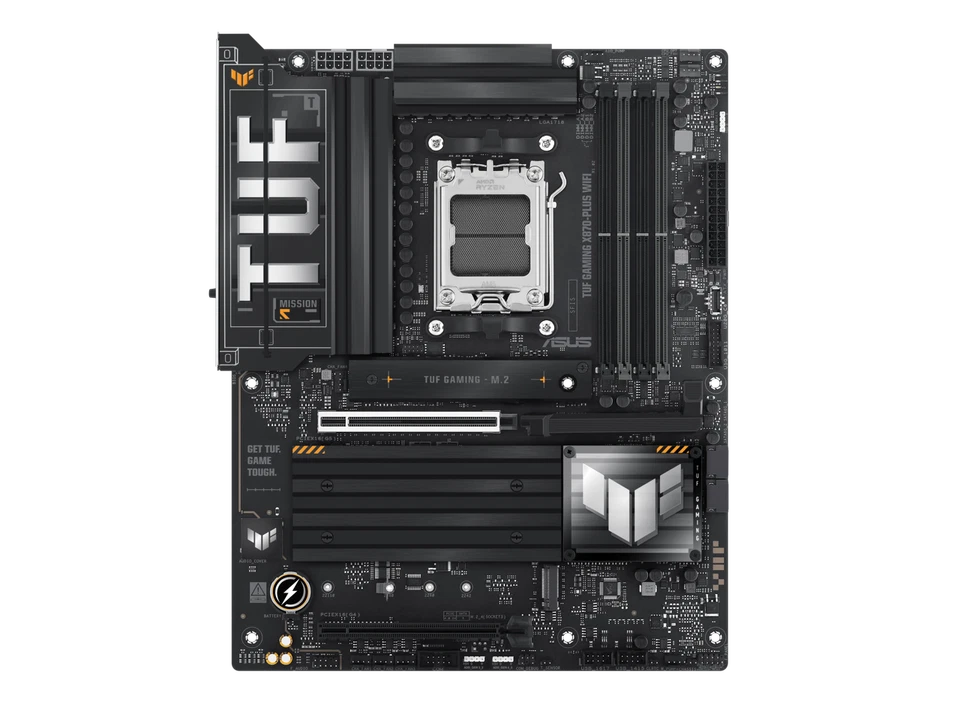 ASUS TUF GAMING X870-PLUS WIFI AMD AM5 X870 ATX motherboard, 16+2+1, 80A SPS - Image 2 of 4