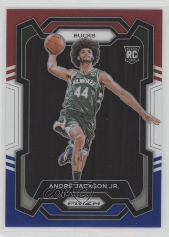 2023-24 Panini Prizm Red White & Blue Prizm Andre Jackson Jr #131 0px