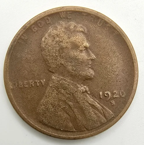1920 S Lincoln Wheat Cent  VF You Grade It! Copper Penny Type Coin Free Ship!