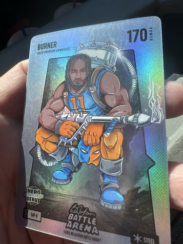 Bo Jackson Battle Arena Burner RARE Jalen Brunson SBF-6 170 Power Silver