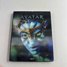 Avatar Bluray 3D Blu-ray DVD Limited Edition Lenticular Cover 2 Disc Set