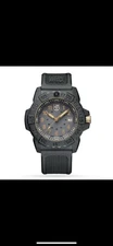 Luminox Navy SEAL 3500 XS.3508.GOLD Swiss Made Tritium Watch Black Gold