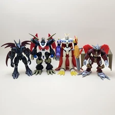 DIGIMON (Vintage) LOT of 4 IMPERIALDRAMON BURNING GREYMON CYBERDRAMON OMEGAMON