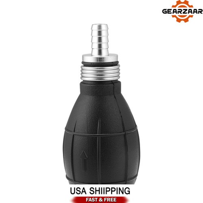 #ad 3 8#x27;#x27; Hand Primer Bulb Outboard Car Marine Boat Gas 10mm Black Rubber Fuel Pump $5.99