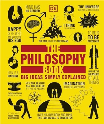 The Philosophy Book: Big Ideas Simply Explained by DK Hardback Book The Fast