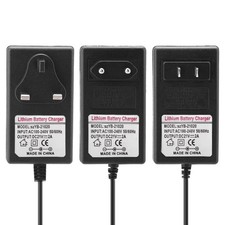Universal Battery Charger For 21V Power Tools Lithium Battery US Plug Dark Grey