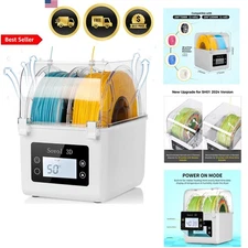 Filament Dryer Dehydrator for 3D Printer Spools Keep Filament Dry and Fresh