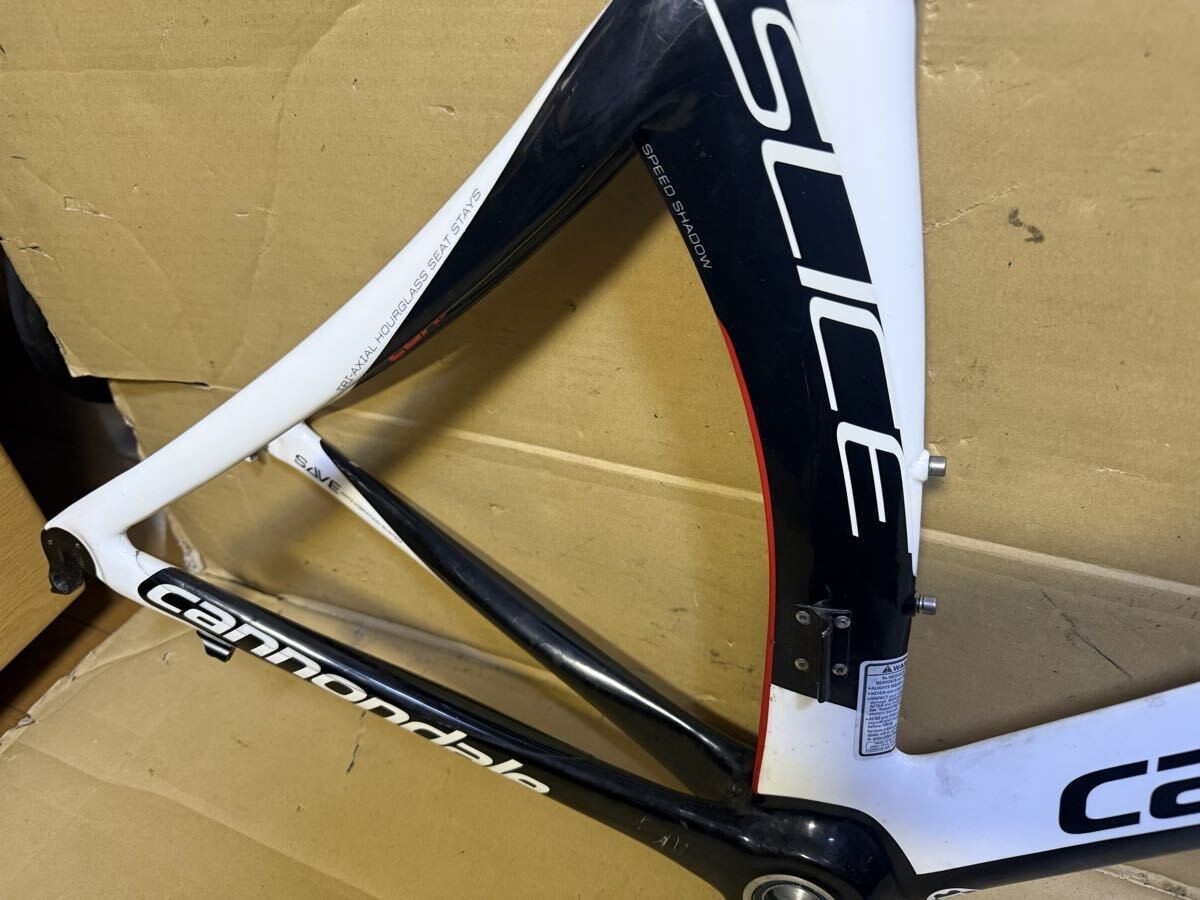 CANNONDALE Slice Freme Set Carbon TT Triathlon Bike Frame Size 510