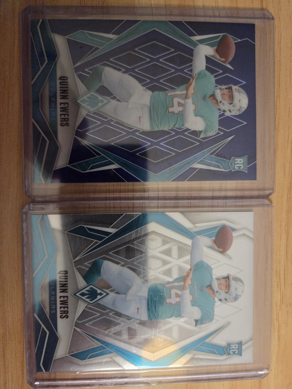 2025 Panini Phoenix - Rookies Quinn Ewers #159 Purple Lazer /99 (RC)