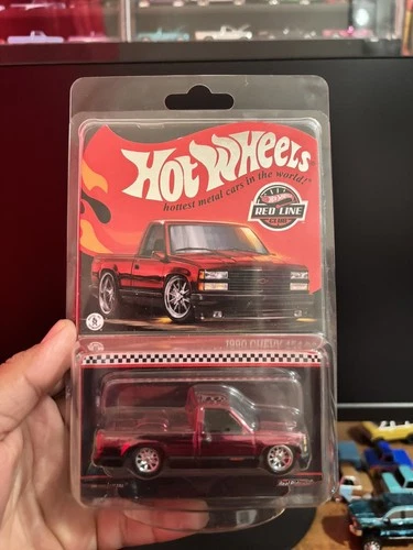 Hot Wheels 90 1990 Chevy 454 SS Pickup Truck RLC Red Line Club Exclusive Car HWC