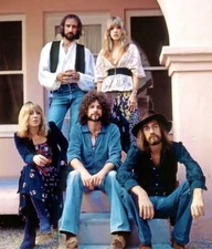 Fleetwood Mac Band Posing On Stairs 8x10 PHOTO PRINT