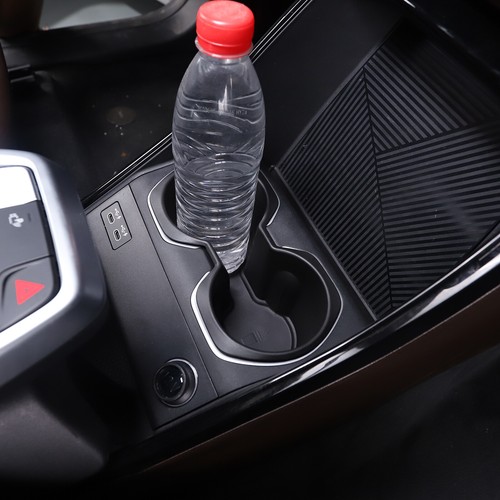TPE Car Center Control Cup Holder Storage Box Tray For BMW X1 U11 2023-2024 - Picture 6 of 12