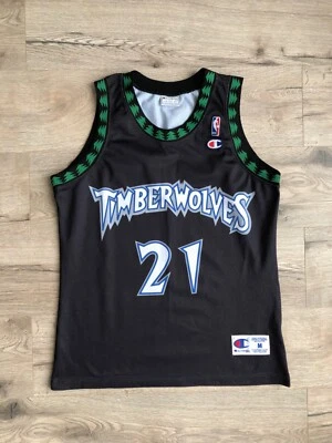 Camiseta Timberwolves Minnesota Garnett Champion Vintage - Imagen 1 de 4