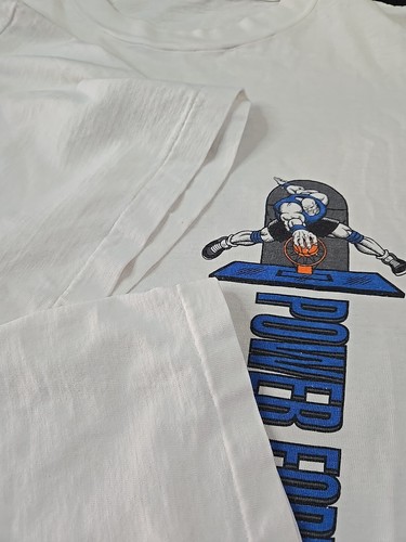 Vintage 1993 Power Forward Basket Ball And-1 Style Single Stitch T-Shirt, XL, 23x30" - Bild 10 von 18