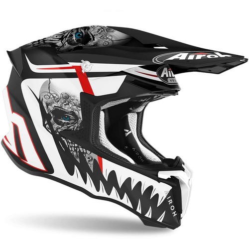 Casco moto cross Airoh Twist 2.0 Mask matt enduro motard off road helmet casque - Picture 2 of 2