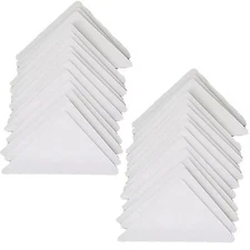 120 Pieces Curl Collar Stays Polo Shirt Collar Stays PVC Collar Anti-Warping Top