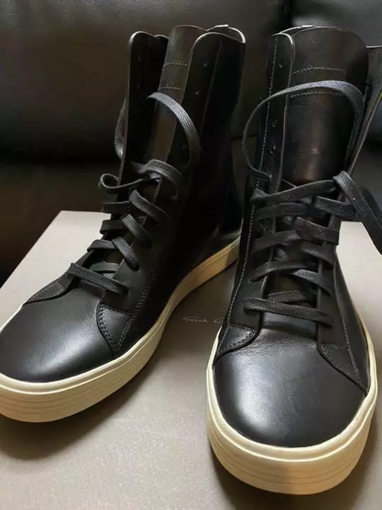Rick Owens MASTODON Sneakers Boots 40 about 28cm Authentic Men Used from Japan