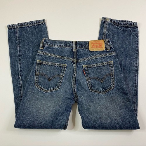 Levi’s 505 Straight Leg Jeans Boy’s 12 Denim - Picture 9 of 11