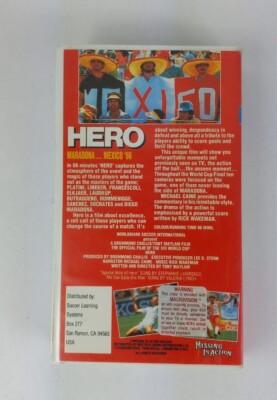 Hero The Official Film Of The 1986 FIFA WORLD CUP Michael Caine