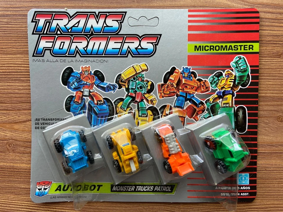 Transformers G1 1990 MONSTER TRUCKS PATROL MOSC micromasters hasbro MB - Image 3 of 4