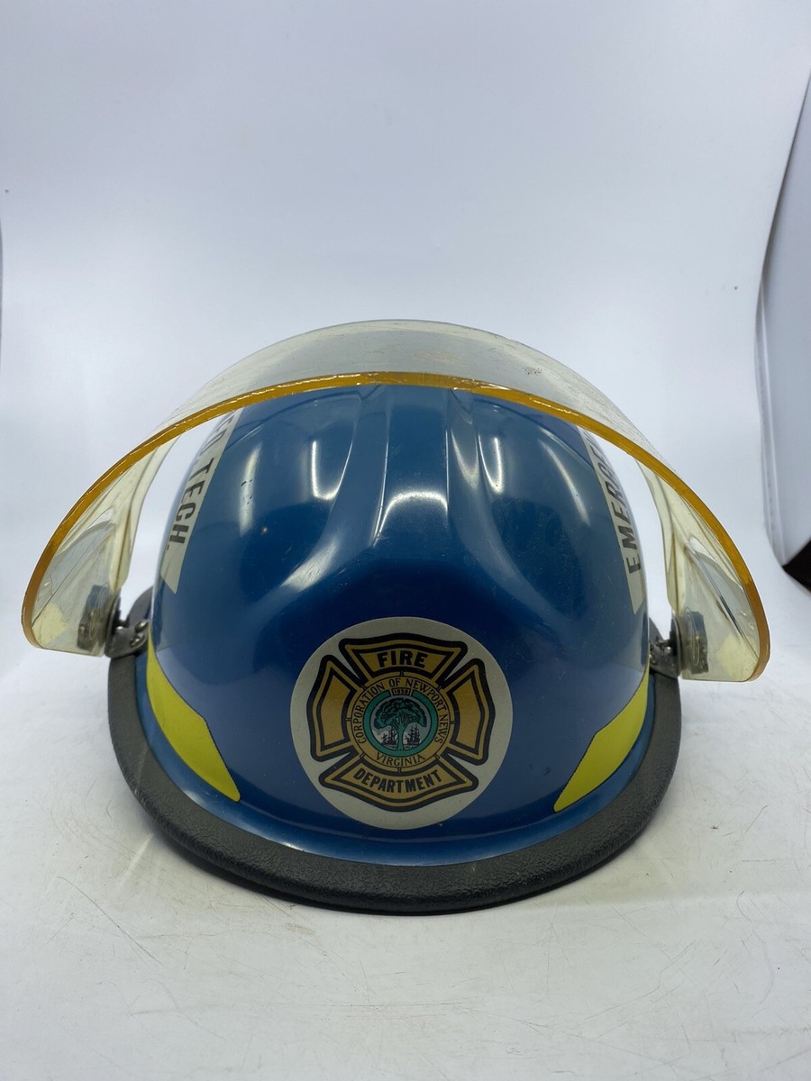 Vintage Bullard Firedome Med Tech Fire Helmet w/ Interior Lining