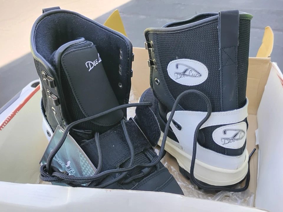 复古滑雪靴 Raichle Dee Luxe 男式 9 码 Swift S 黑色 — 第 2/4 张图片