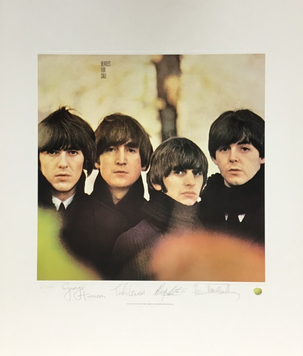 The Beatles For Sale Facsimile Signed L/ED Lithograph Record
