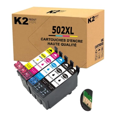 K2PRINT Cartouche Epson XP-5100 XP-5105 XP-5150 XP-5155 502XL Compatibles Premium