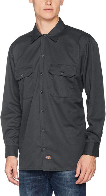 Dickies Men's Long Sleeve Work Shirt for sale online
