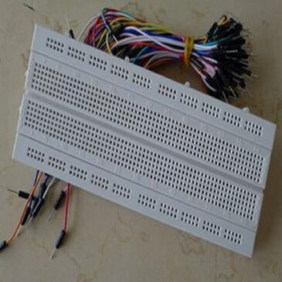 Universal 840 position/Points Solderless PCB Breadboard+65pcs wire kits,w