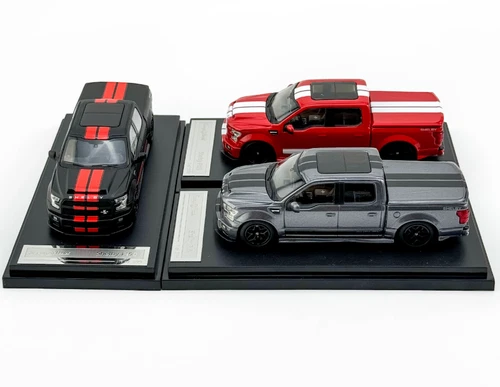 Lustiger 1:64 F-150 Shelby Pickup Truck Sport Muscle Modell Diecast Metall Auto - Bild 4 von 33
