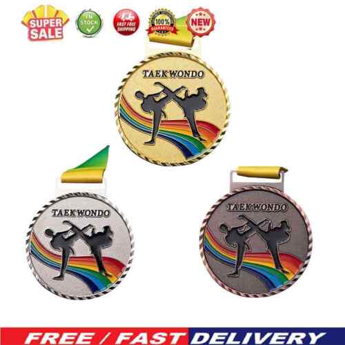 Athletic Sports Game Medals Kirsite Zinc Alloy Taekwondo Commemorative Medals - Picture 1 of 21