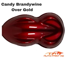 Candy Brandywine Over Gold Basecoat Gallon Auto Paint Kit + High Solids Clear