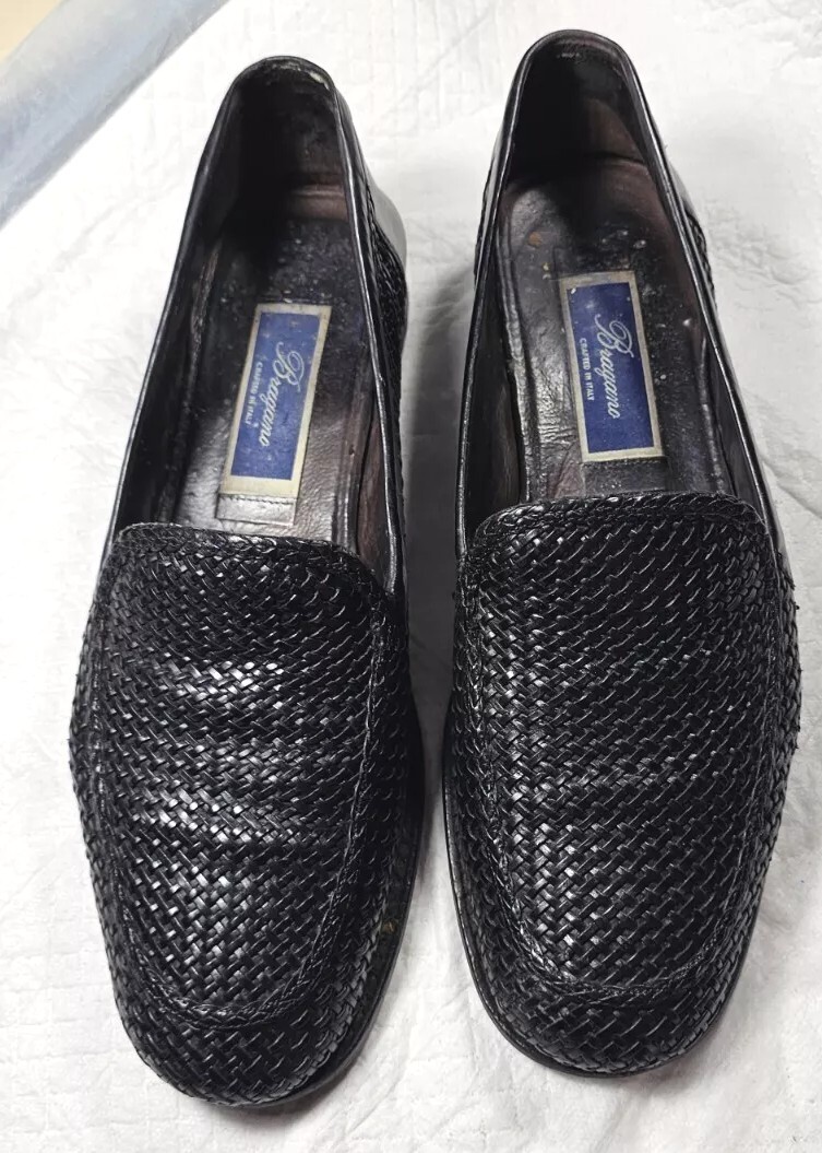 COLE HAAN BRAGANO-Black Woven Leather, Mens Slip.On Casual COLE HAAN BRAGANO-Black Woven Leather, Mens Slip.On Casual