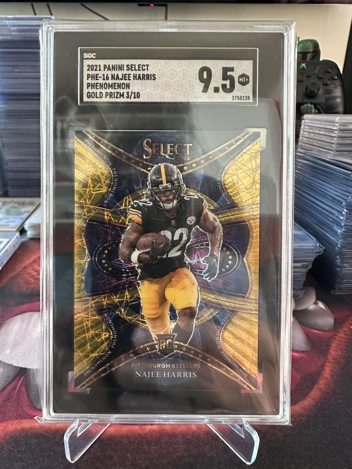 Najee Harris Panini Select Phenomenon #PHE16 Gold