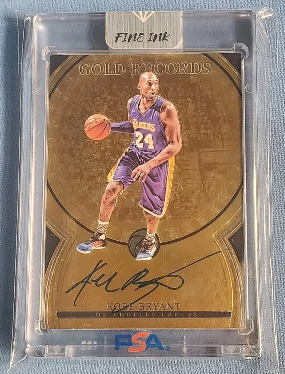 Kobe Bryant 2017-18 Panini Opulence Gold Records AUTO 9/15 NM-MINT