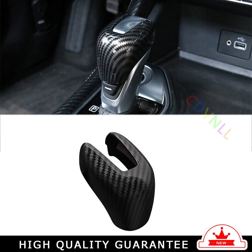 Gear Shift Knob Head Cover Trim For Nissan Sentra Sylphy 2020-2022 Carbon Fiber