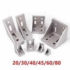 Aluminum corner bracket 2020 2028 3030 3060 4040 4080 6060 8080 5/20pcs 