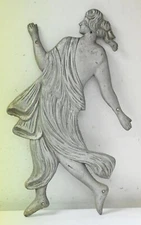 CW/C.W./C W Parker Leavenworth KA/KAN/Kansas Wall Relief Art Cast Iron/Metal 28"