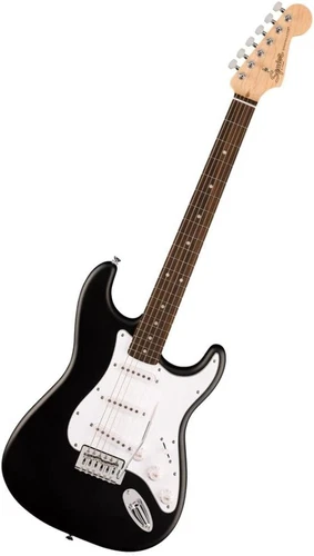 SQUIER Debut Series Stratocaster Electric Guitar Laurel FB, Black