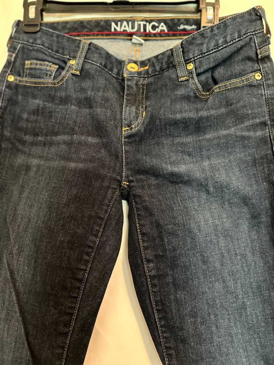 NAUTICA JEANS CO. Size 4/27 straight leg Dark Fade Denim NAUTICA JEANS CO. Size 4/27 straight leg Dark Fade Denim
