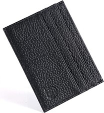 Credit Card Holder Wallet, RFID Blocking Leather Ultra Slim Wallet, Thin Minimal