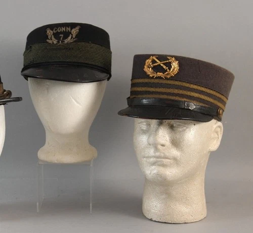 19thC Antique 7th Connecticut Civil War Forage Hat, GAR Forage Hat .. NO RESERVE