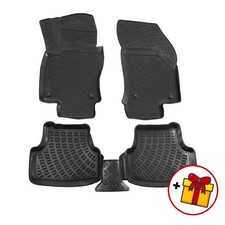 Gummimatten Gummi Fußmatten Für VW T-Cross /  VW Taigo Ab 2019 / VW Polo ab 2017