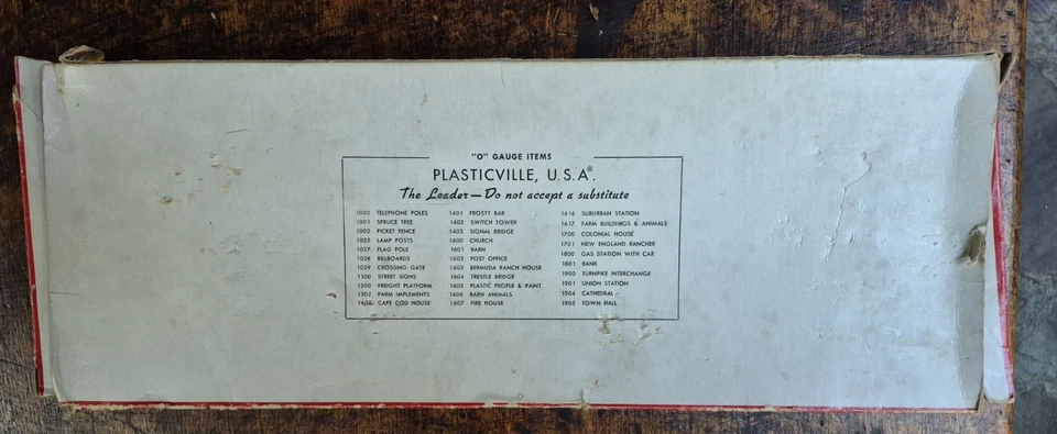 Plasticville Truss Bridge w/VERY RARE BOX P5, missing 1 small end cross brace - Image 2 of 4